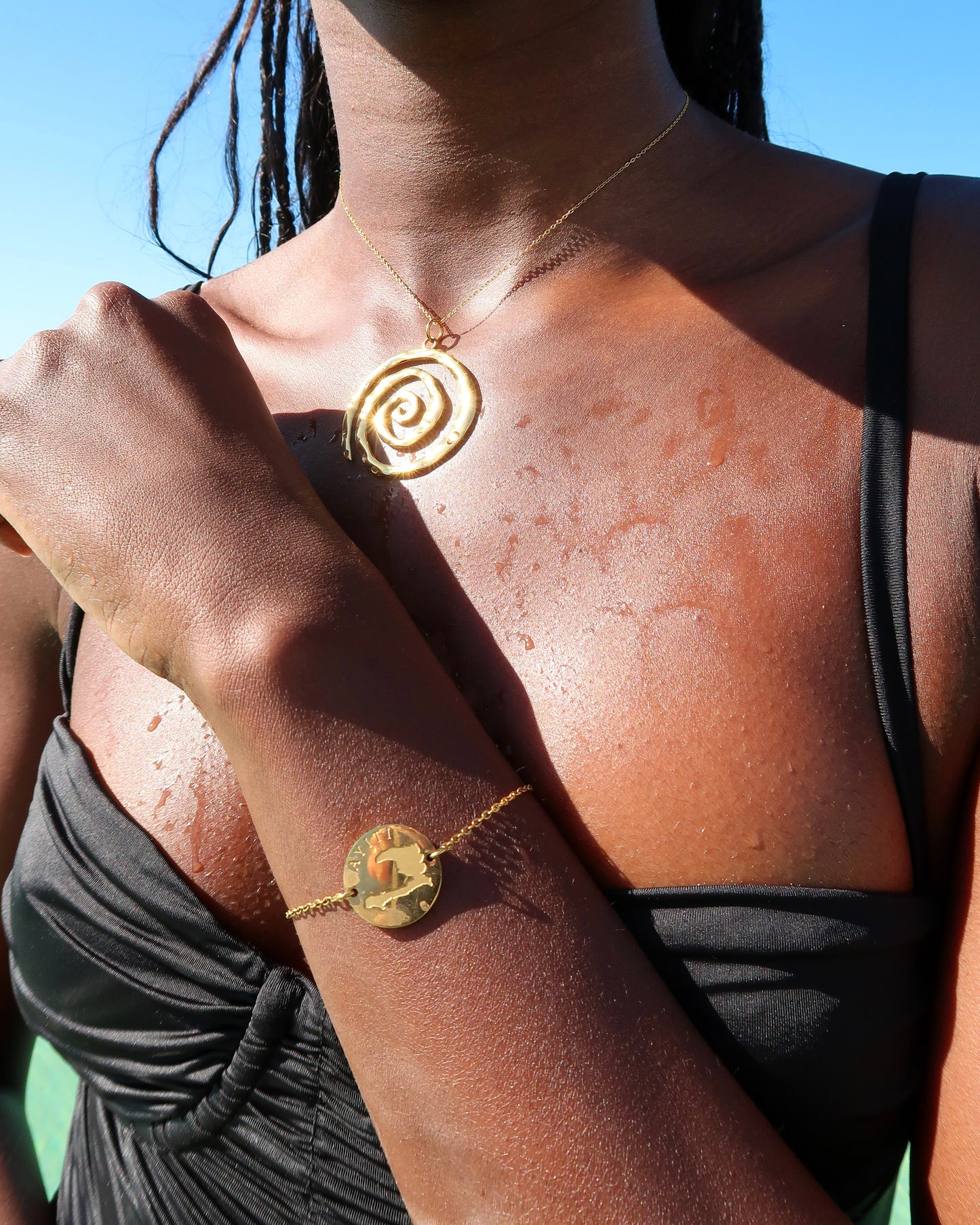 Ayiti Coin Bracelet - Gold