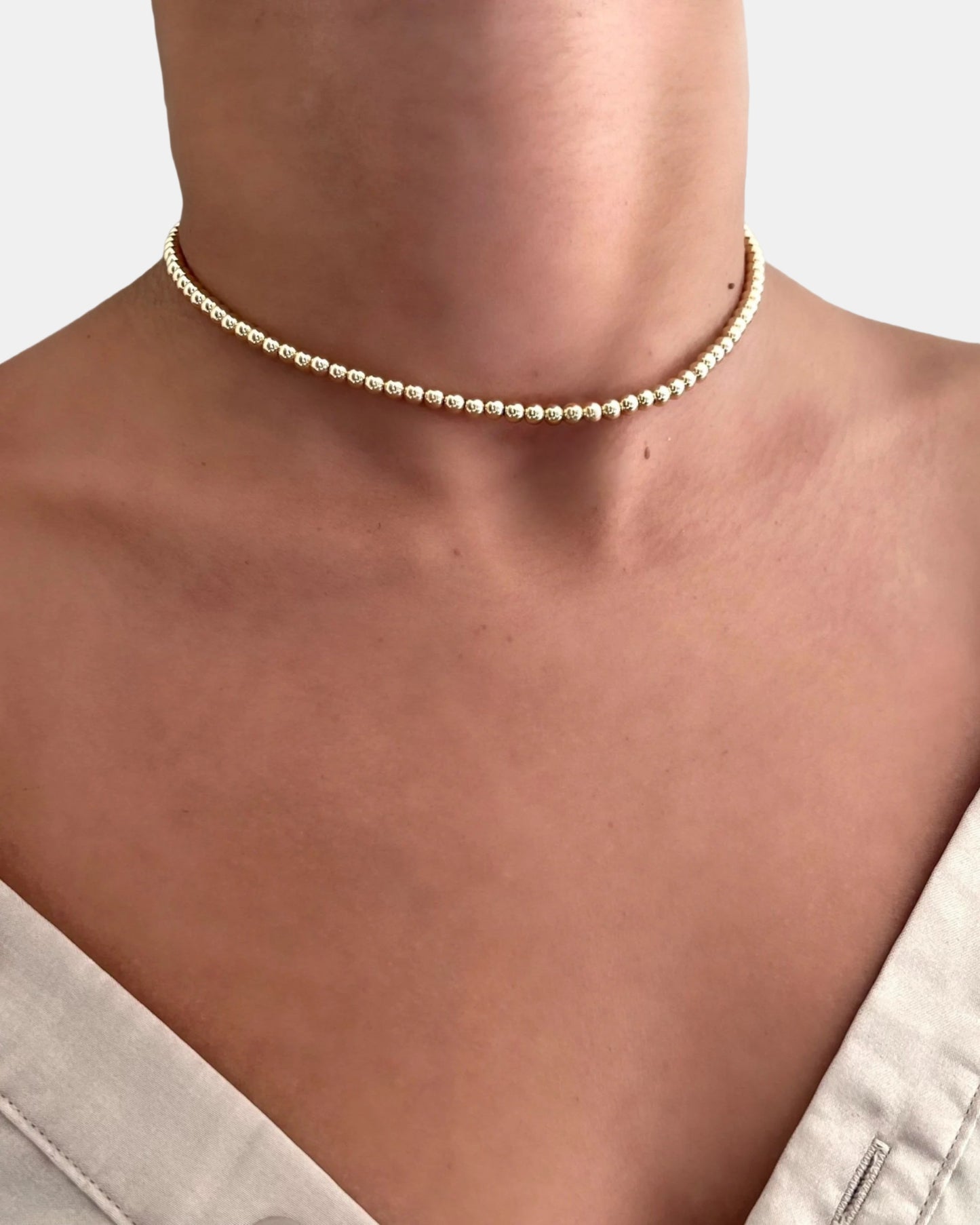 4mm Gold Choker