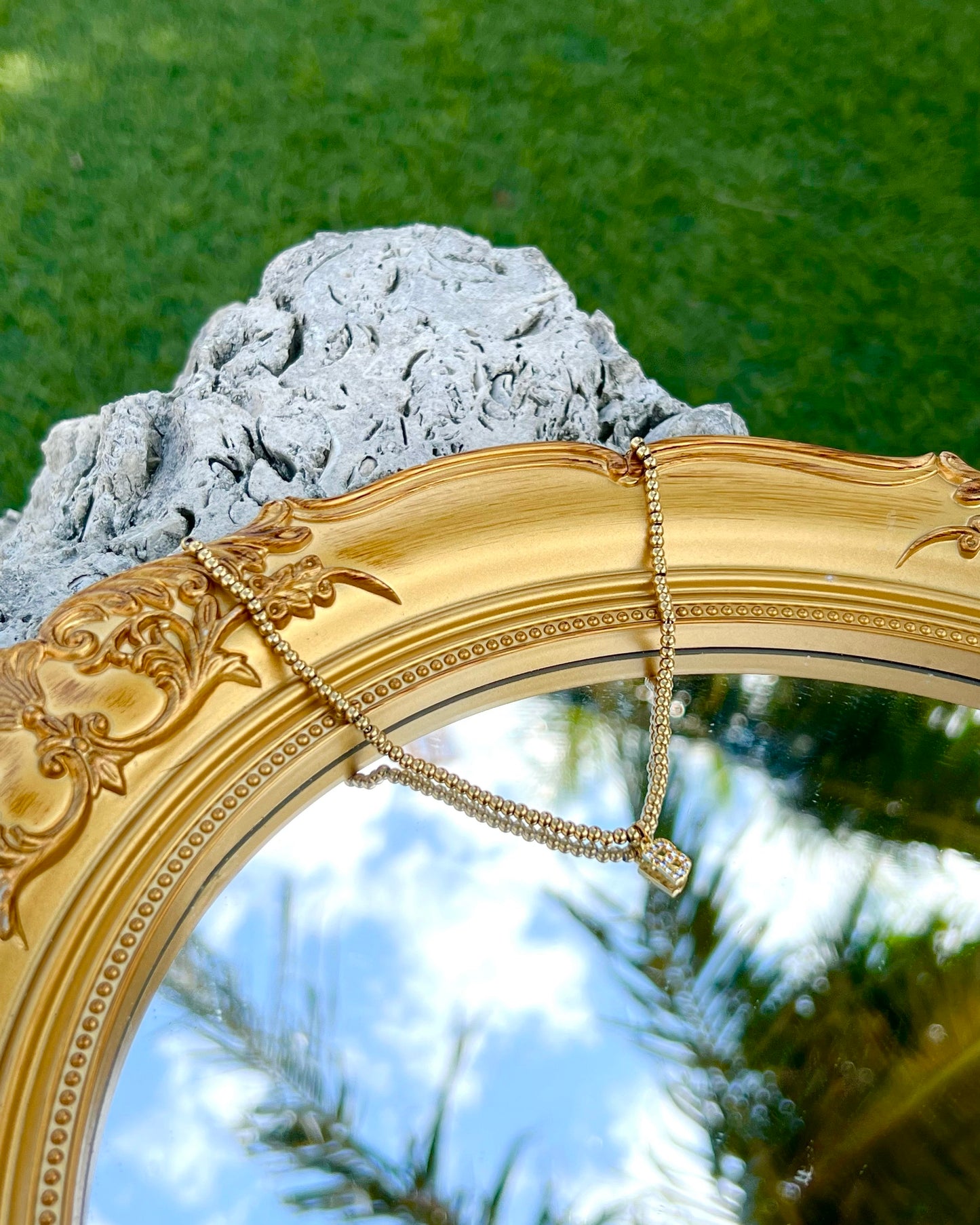 Minimaliste Initial Choker