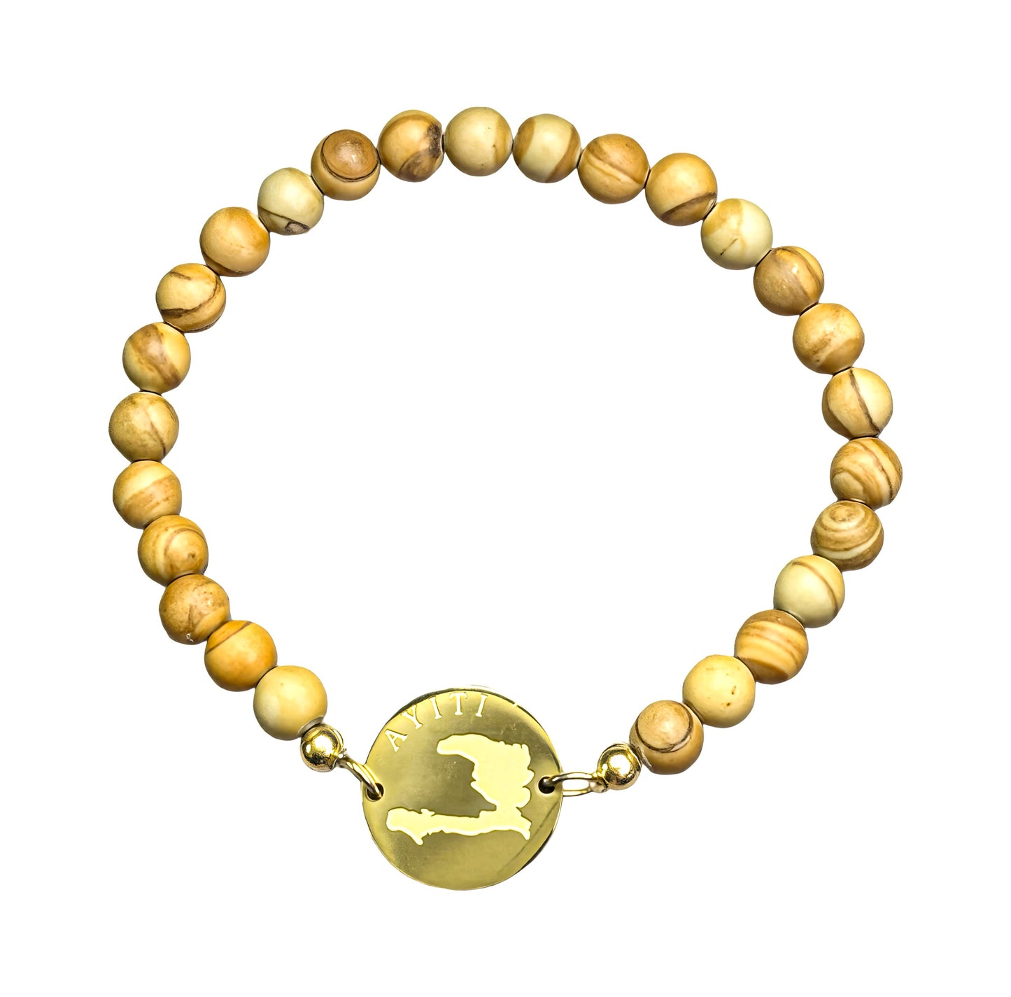 Ayiti Wood-Stone Bracelet