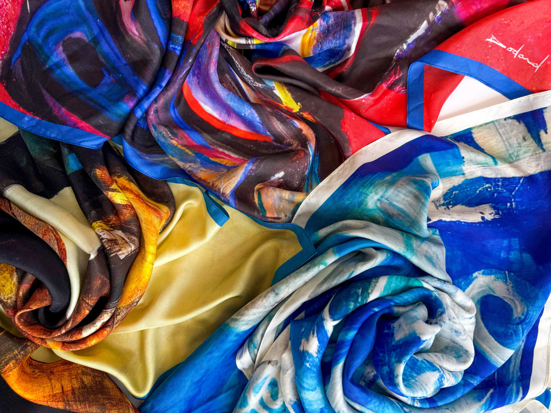 The Art of 100% Mulberry Silk Scarves: Where Luxury Meets Storytelling