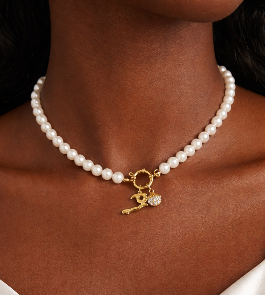 Pearl Charm Necklace