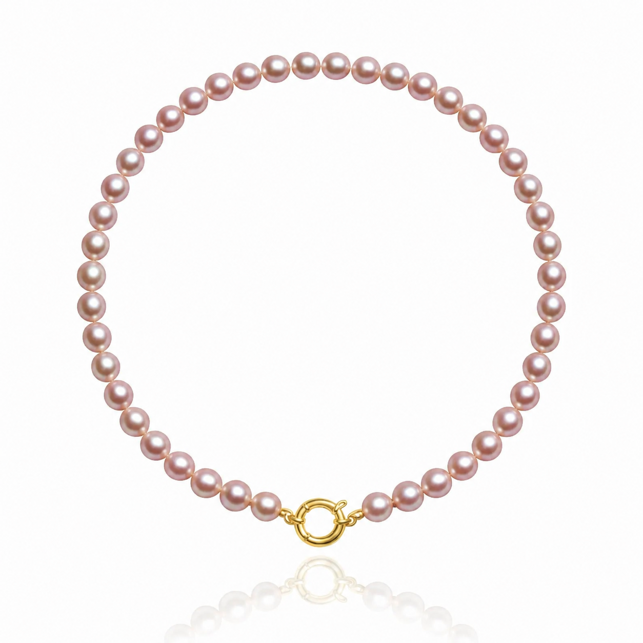 Blush Pearl Charm Necklace