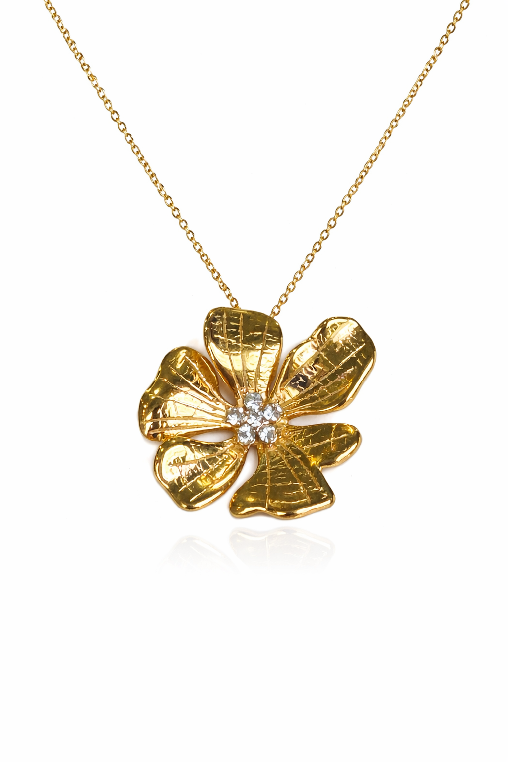 Floating Hibiscus Necklace