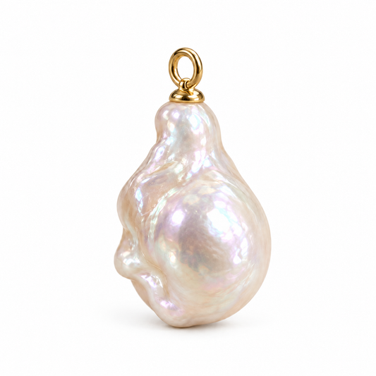 Grade AA+ Baroque Pearl Charm