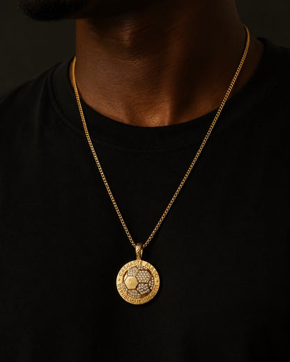 Grenadye Alaso 2026 World Cup Haiti Coin Necklace - Nazon X Identity Boutik - G
