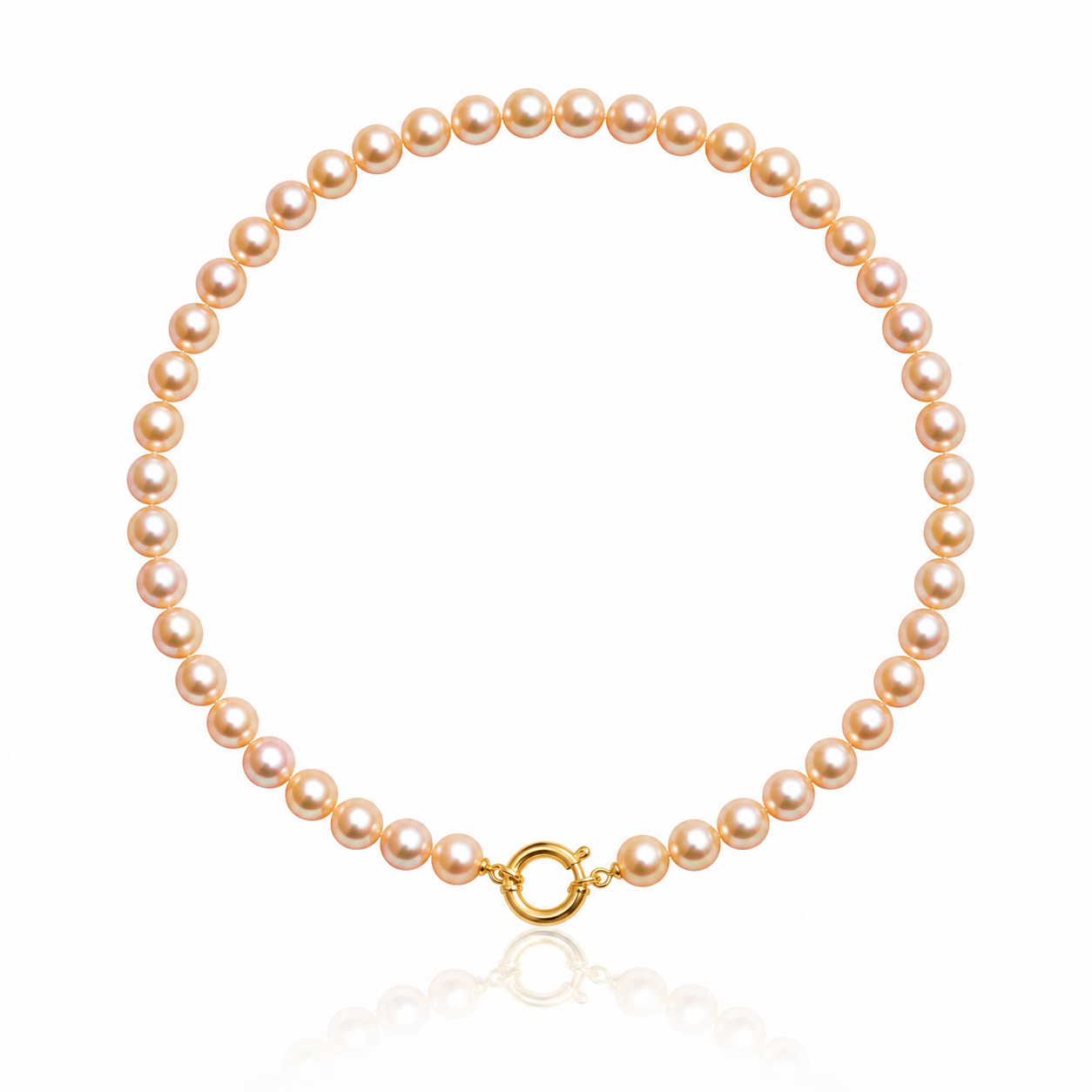 Sunrise Pearl Charm Necklace