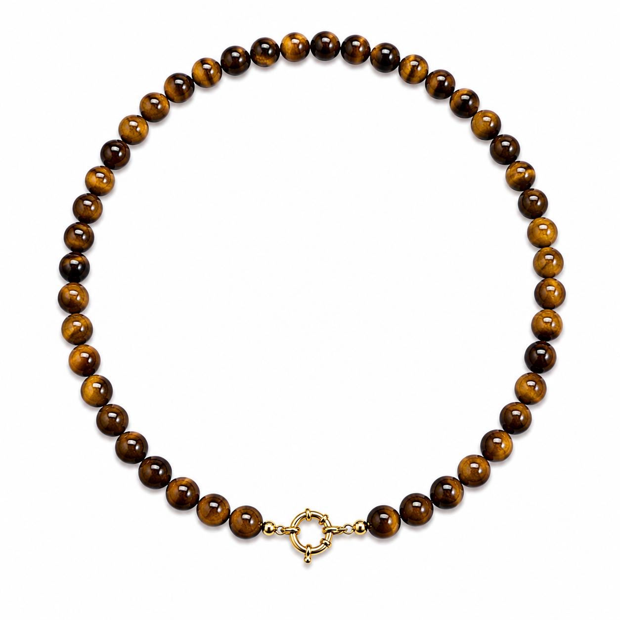 Tiger’s Eye Charm Necklace