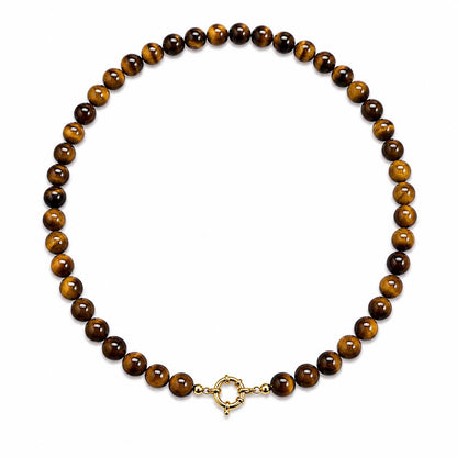 Tiger’s Eye Charm Necklace