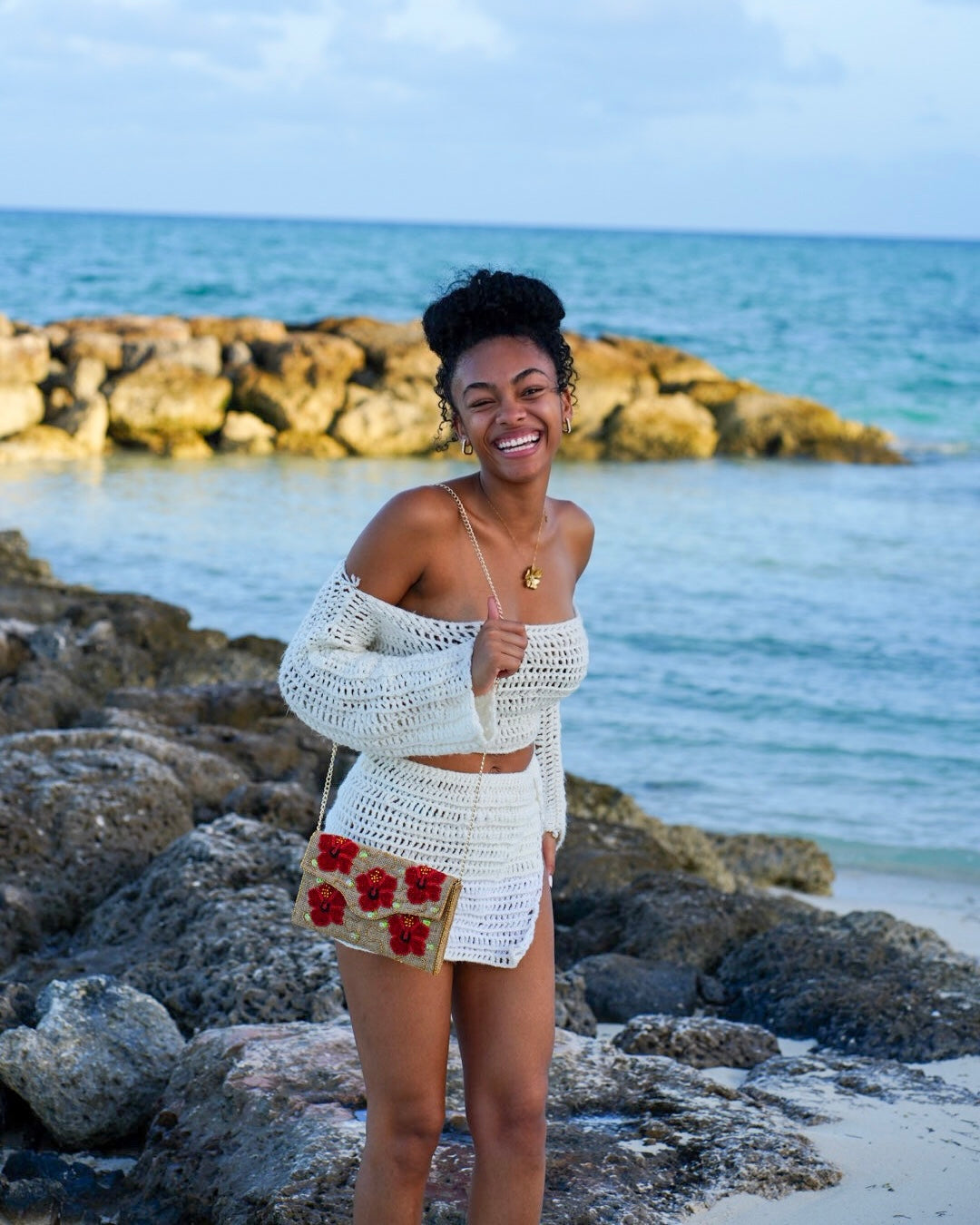 Island Bloom Clutch