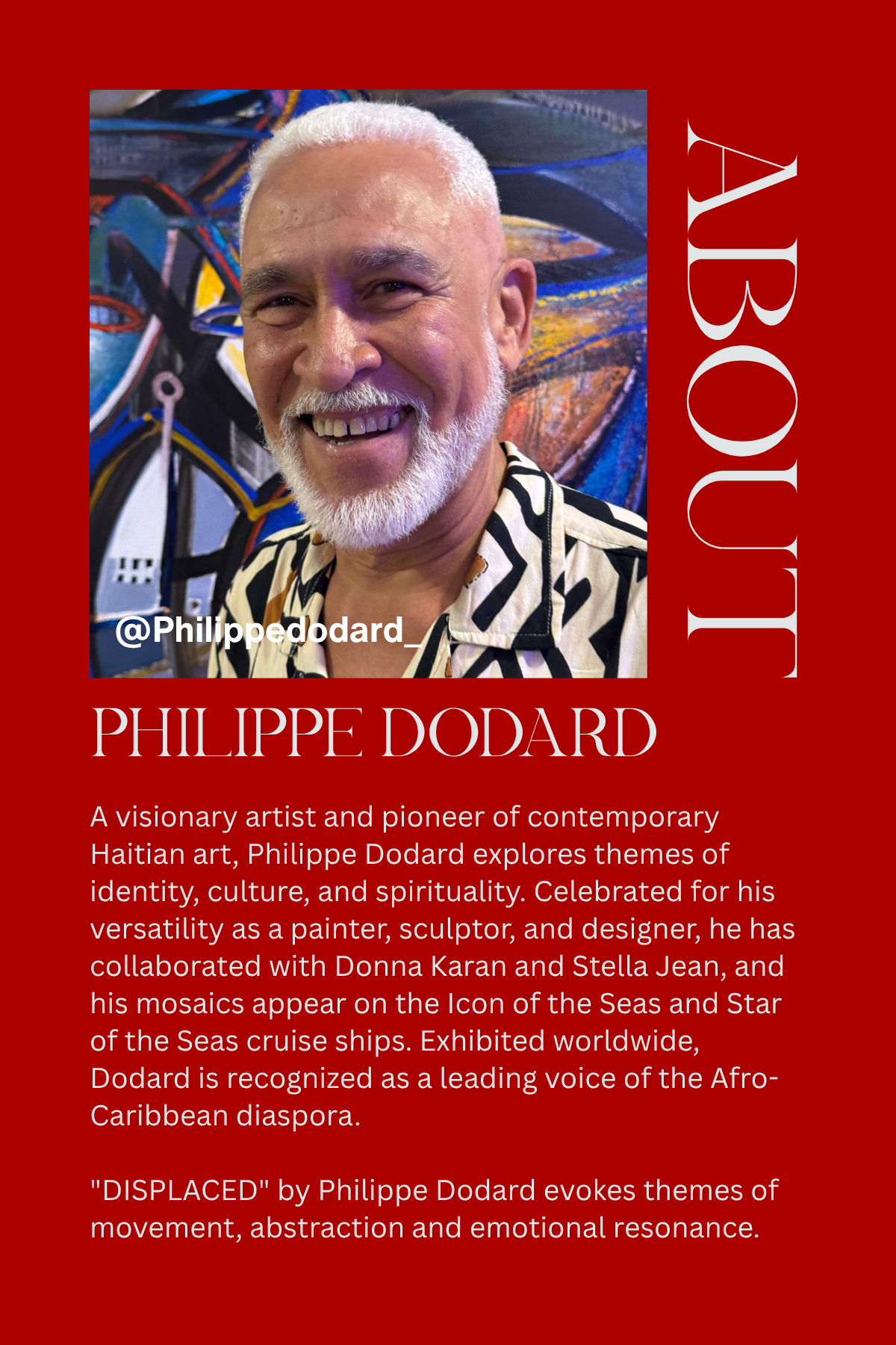 Philippe Dodard - Displaced - Mulberry Silk Twill