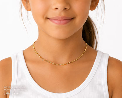 Minimalist Gold Choker kids 2-10