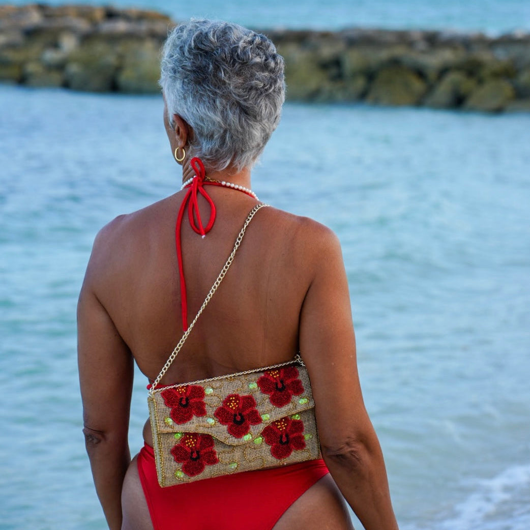 Island Bloom Clutch