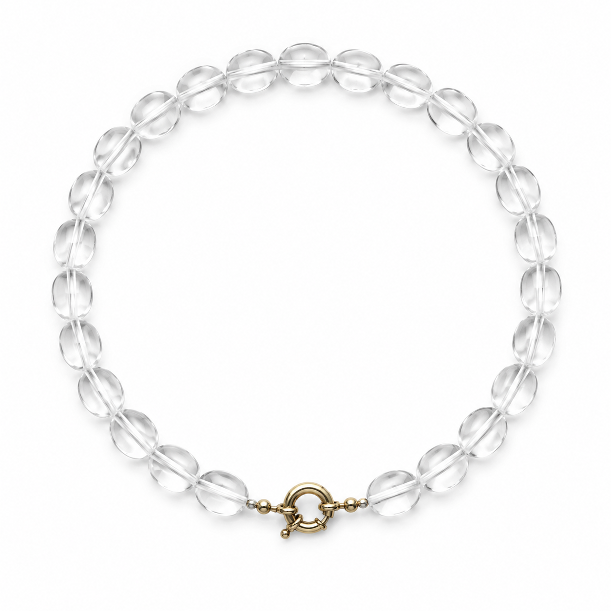 Crystal Quartz Charm Necklace