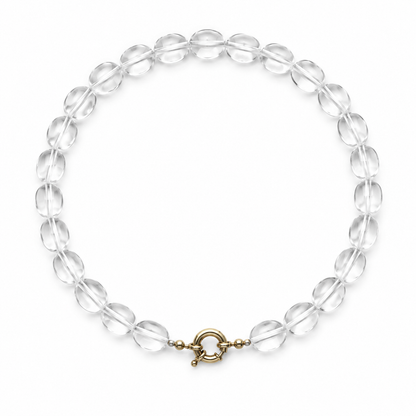 Crystal Quartz Charm Necklace
