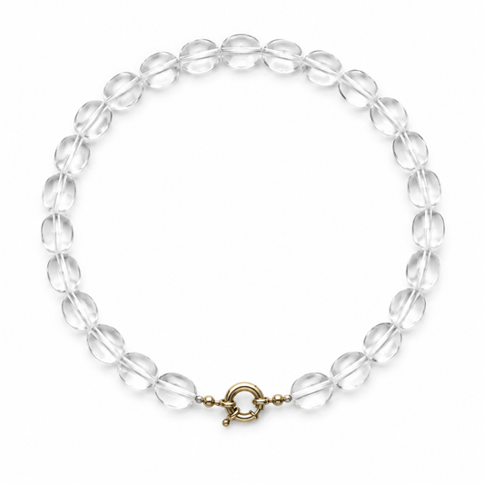 Crystal Quartz Charm Necklace