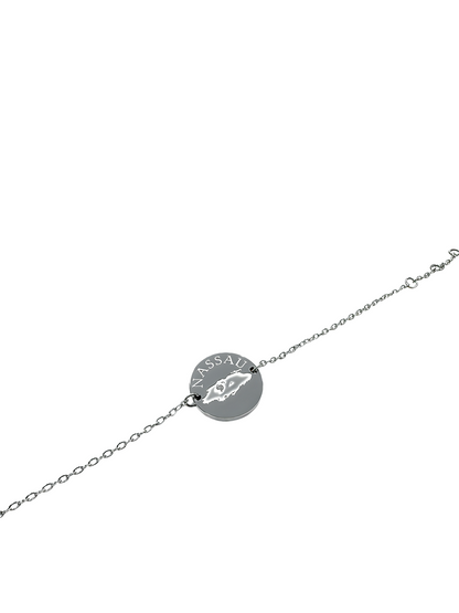 Nassau Coin Bracelet - Silver