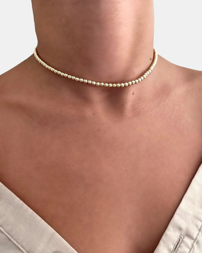 4mm Gold Choker