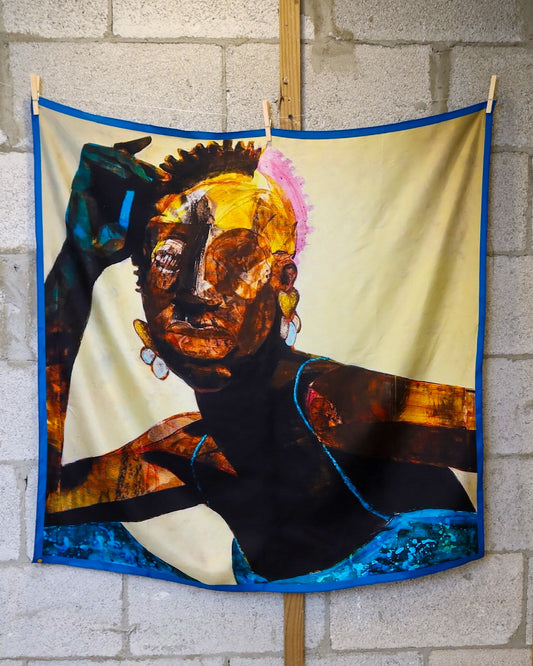 Samdi - In Her Essence Scarf - Mulberry Silk Twill