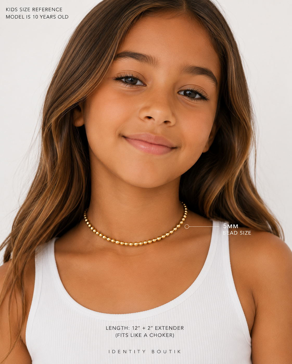 Isa Gold Choker kids 2-10