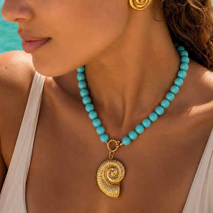 Turquoise Charm Necklace