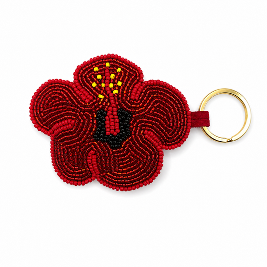 Hibiscus Keychain