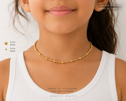 Soleil Gold Choker kids 2-10