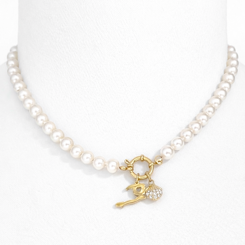 Pearl Charm Necklace