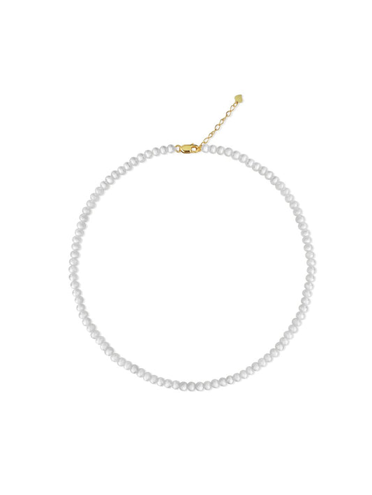 Minimalist Pearl Choker