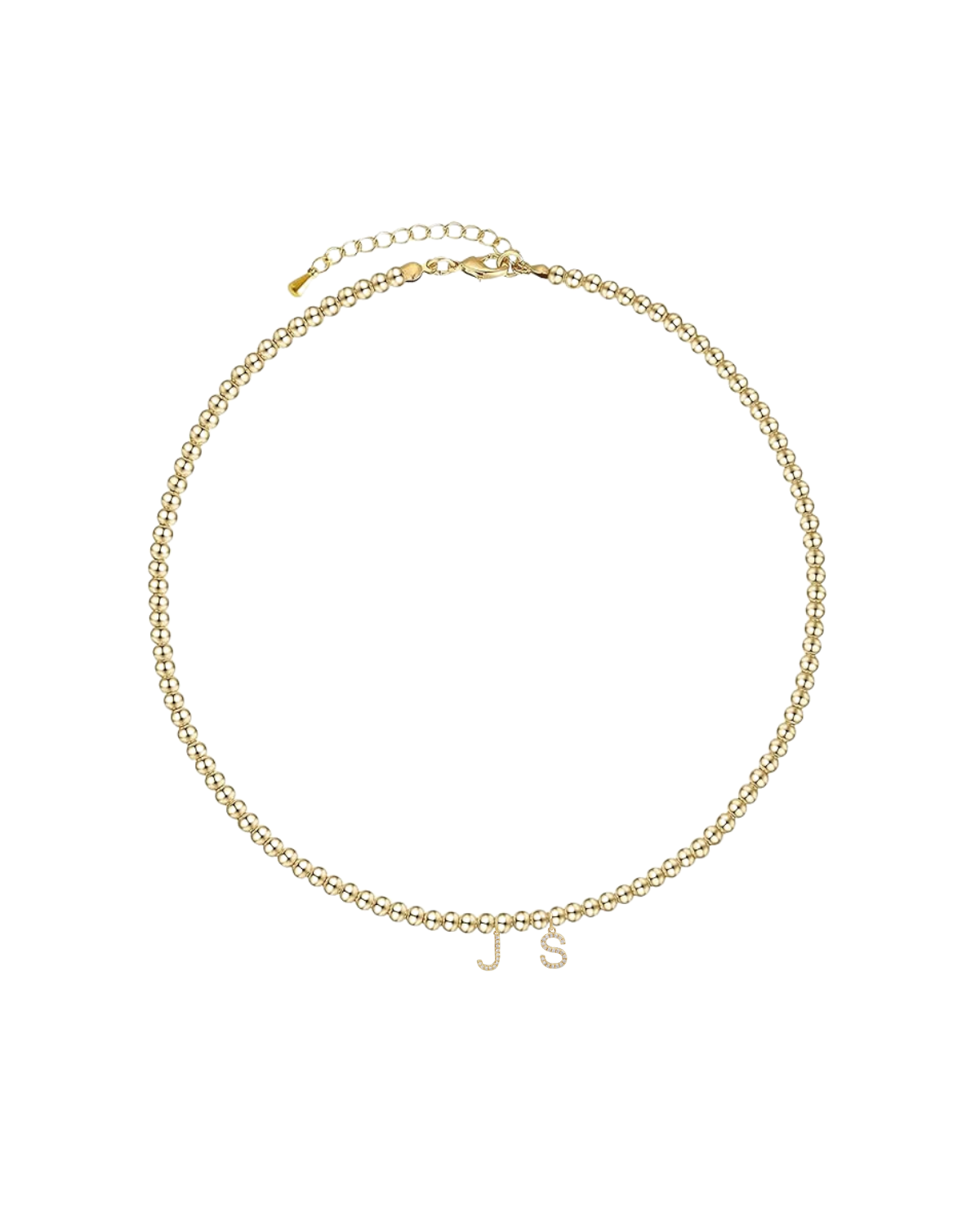 Minimaliste Initial Choker